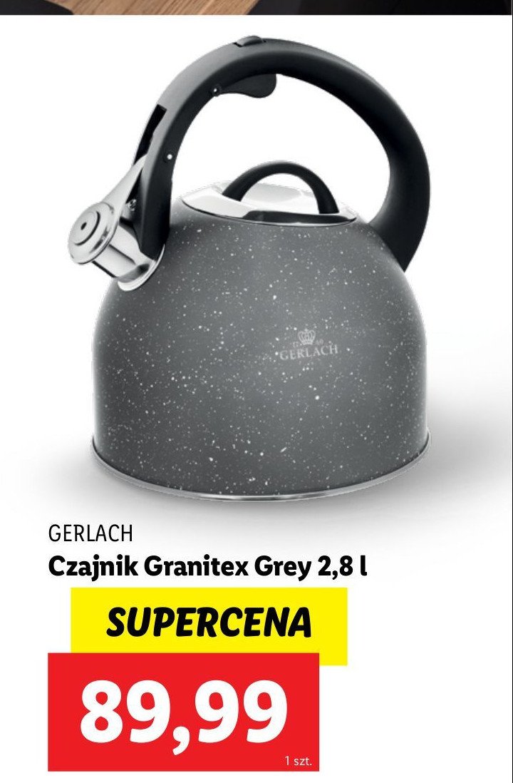 Czajnik granitex 2.8 l Gerlach promocja