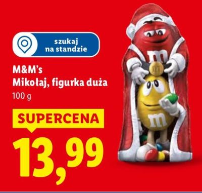 Mikołaj figurka duża promocja w Lidl