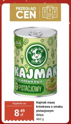 Kajmak masa krówkowa o smaku pistacjowym  promocja w Dino