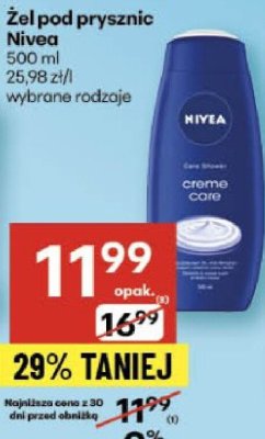 Żel pod prysznic Nivea promocja w Delikatesy Centrum