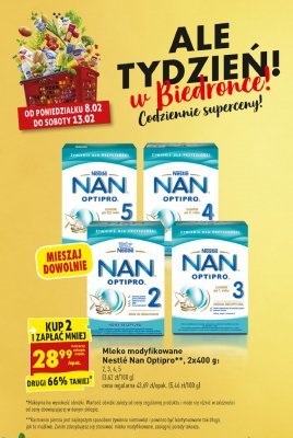 Mleko 5 Nestle nan optipro promocja