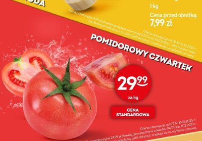 Pomidor czwartek promocja w Żabka