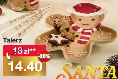 Talerz świąteczny promocja w Woolworth