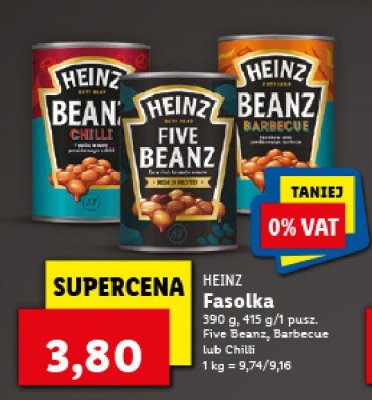 Fasolka five beanz Heinz promocja