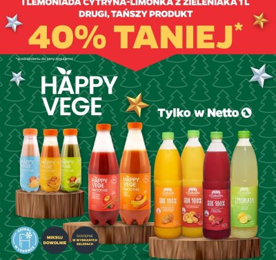 Smoothie Happy Vege 1 l promocja w Netto