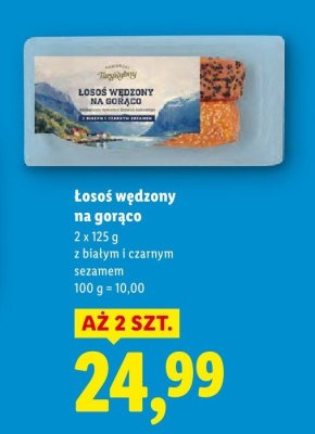 Łosoś wędzony na gorąco promocja w Lidl