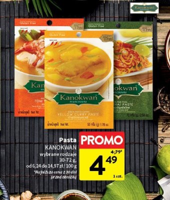 Pasta KANOKWAN promocja w Intermarche
