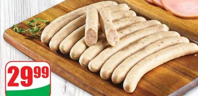Kiełbasa Biała Delikatesowa  promocja w Dino
