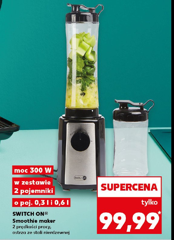 Smoothie maker 300 w Switch on promocja