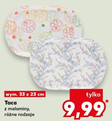 Taca z melaminy, różne rodzaje promocja w Kaufland