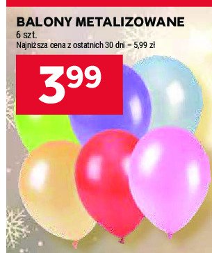 Balony metalizowane promocja w Stokrotka