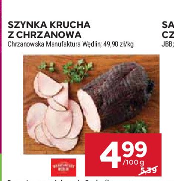 Szynka krucha z chrzanowa Chrzanowska manufaktura wędlin promocja