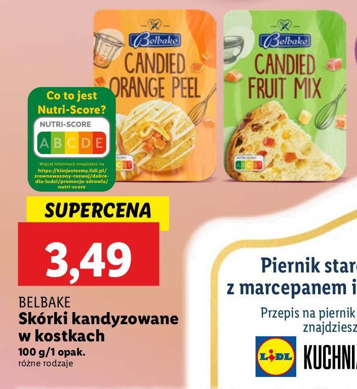 Skórka kandyzowana miks Belbake promocja