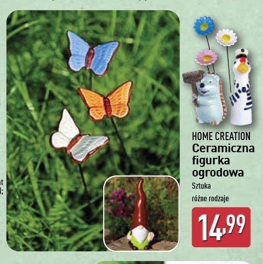 Dekoracja ogrodowa Home creation promocja w Aldi