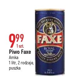 Piwo Faxe royal export promocja