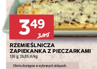 Zapiekanka rzemieślnicza z pieczarkami promocja