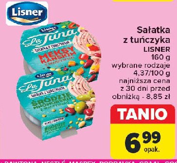 Sałatka z tuńczykiem w stylu śródziemnomorskim Lisner la tuna promocja