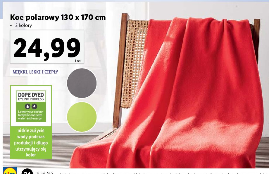 Koc polarowy wym.130 x 170 cm promocja