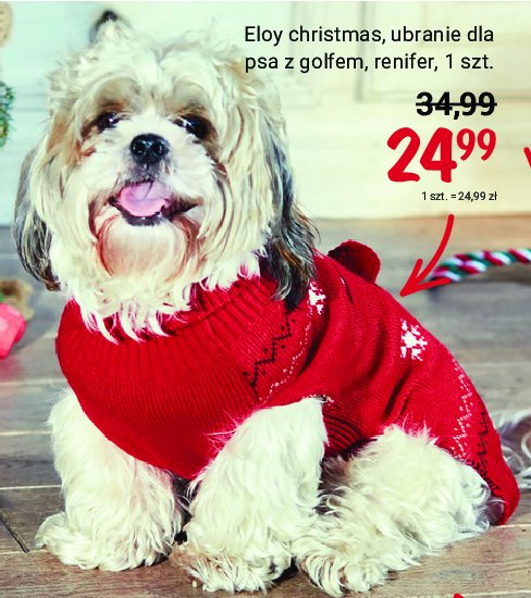 Ubranie dla psa renifer Eloy christmas promocja