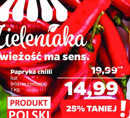 Papryka czerwona chilli promocja