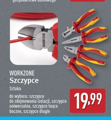 Szczypce tnące boczne 160 mm promocja w Aldi