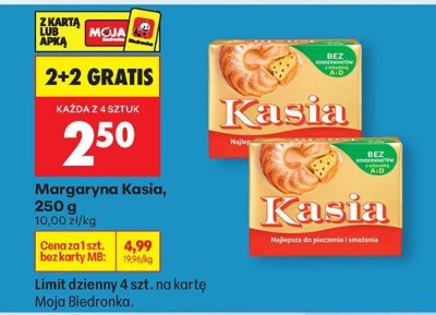 Margaryna Kasia promocja w Biedronka