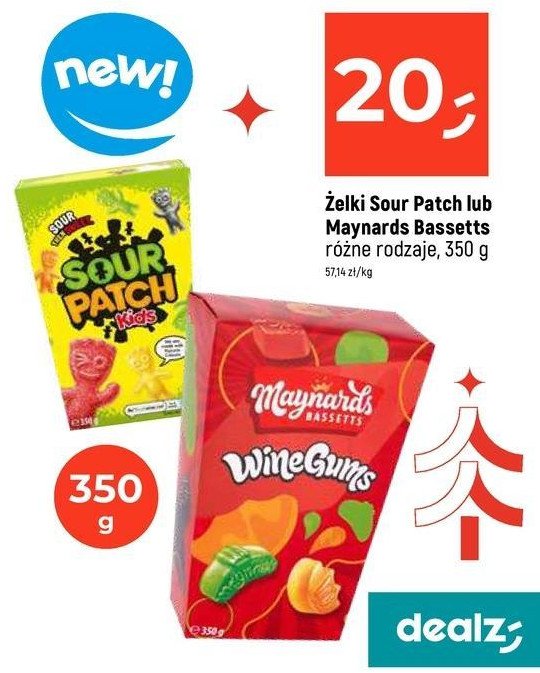 Żelki sour patch kids promocja w Dealz