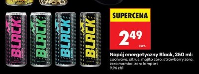 Napój energetyczny Black coolwave 250 ml promocja w Biedronka