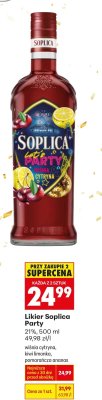 Likier Soplica Party kiwi limonka promocja w Biedronka
