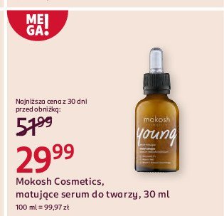 Serum matujące do twarzy Mokosh promocja