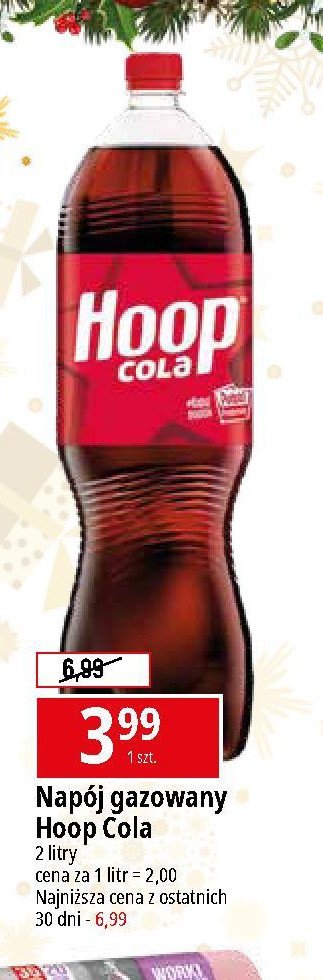 Napój Hoop cola promocja