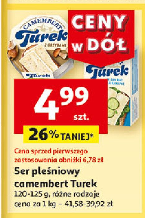 Camembert z grzybami TUREK Turek 123 promocja