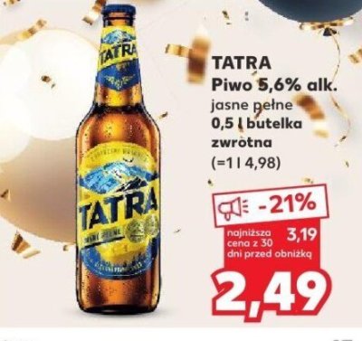Piwo jasne pełne promocja w Kaufland