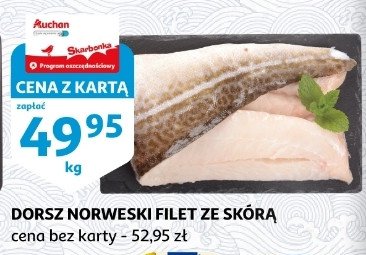 Dorsz norweski filet ze skórą promocja