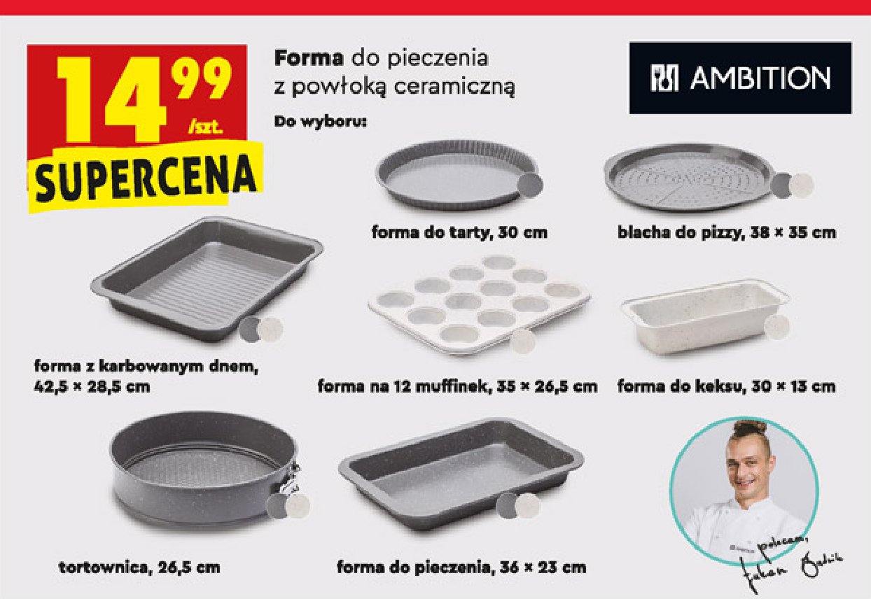 Tortownica 26.5 cm Ambition promocja
