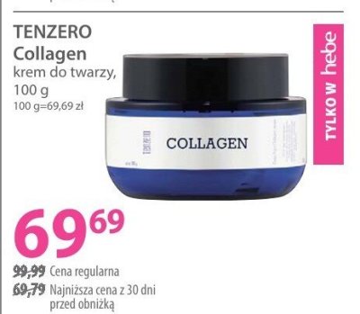 Krem TENZERO Collagen krem do twarzy promocja w Hebe