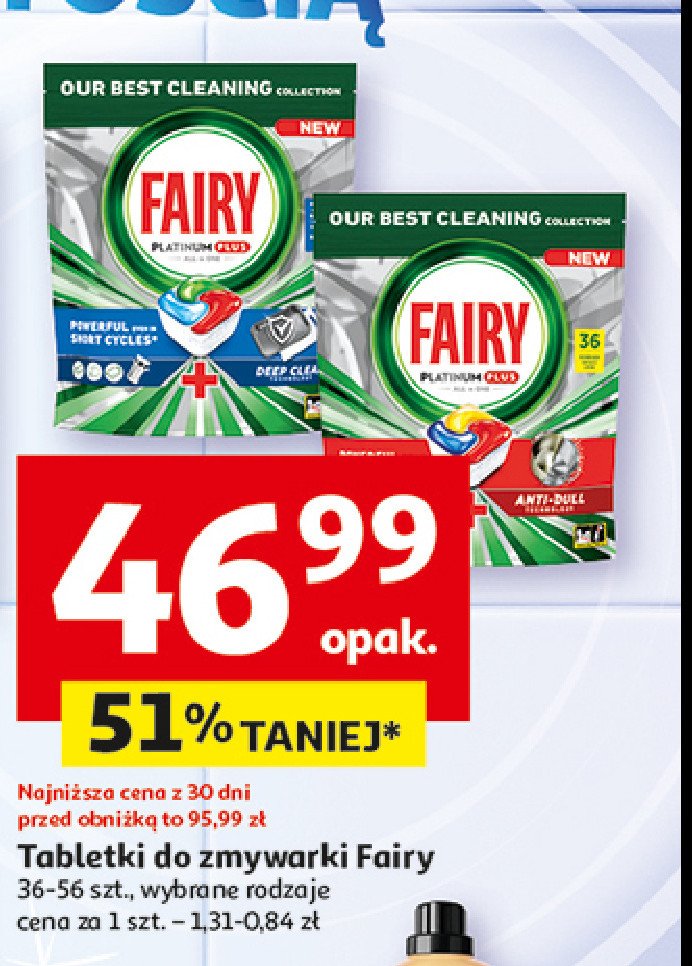 Kapsułki do zmywarki regular Fairy platinum plus promocja