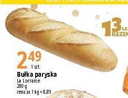 Bagietka paryska La lorraine promocja