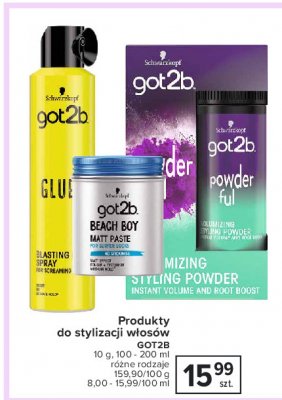 Spray utrwalający włosy Got2b glued spiking gum promocja