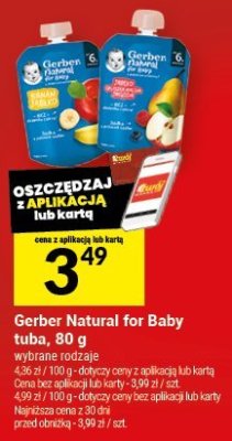 Gerber Natural for Baby tuba promocja w Twój Market