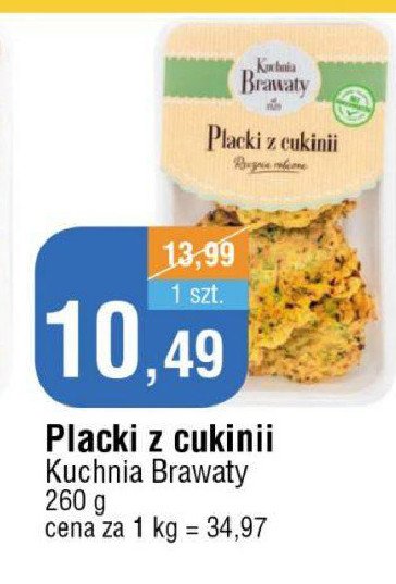Placki z cukinii Kuchnia brawaty promocja