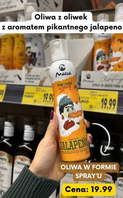Oliwa z oliwek spray z jalapeno promocja w Kaufland
