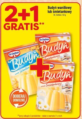 Budyń waniliowy lub śmietankowy Dr. Oetker promocja w POLOmarket