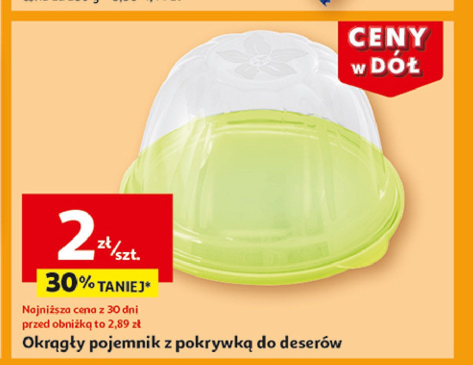 Pojemnik z pokywką do deserów promocja