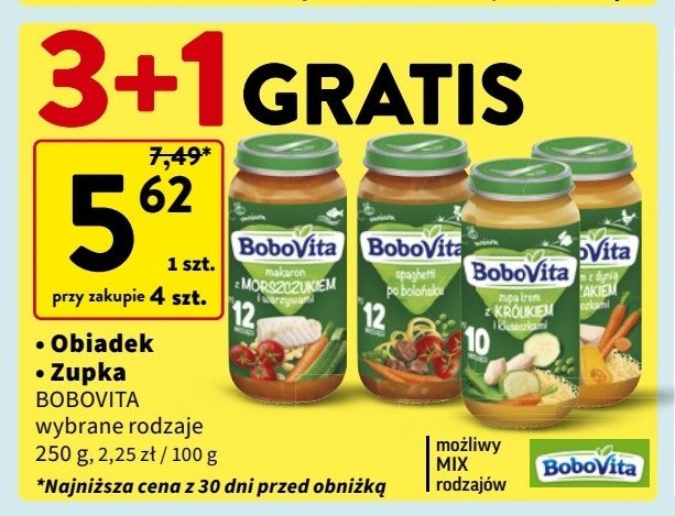 Zupa krem z królikiem i kluseczkami Bobovita promocja