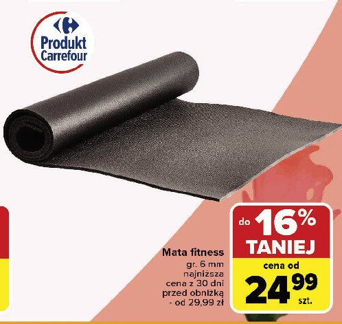 Mata fitness promocja w Carrefour Market