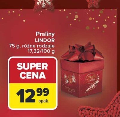 Praliny Lindor Lindt promocja w Carrefour