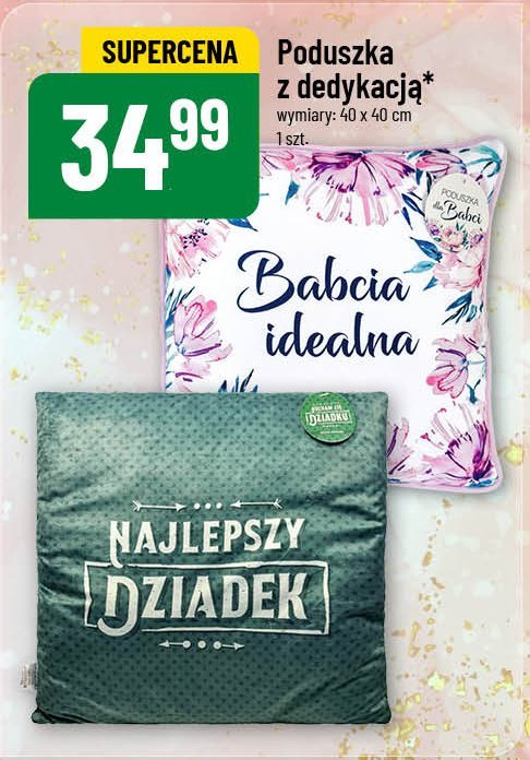 Poduszka 40 x 40 cm dzień dziadka promocja