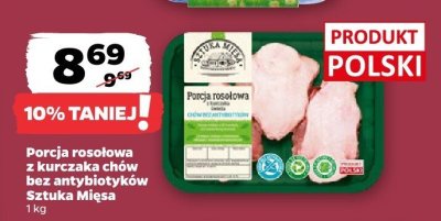 Porcja rosołowa z kurczaka chów bez antybiotyków  promocja w Netto