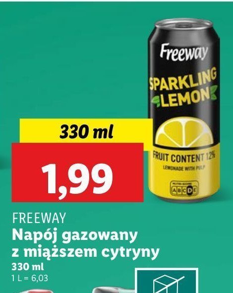 Nap贸j lemon Freeway promocja